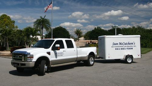 Sean McCutcheon's Air Conditioning and Heating Sarasota truck